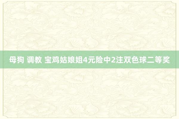 母狗 调教 宝鸡姑娘姐4元险中2注双色球二等奖