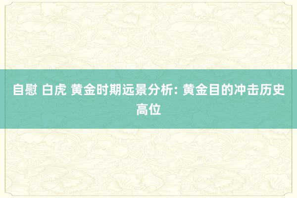 自慰 白虎 黄金时期远景分析: 黄金目的冲击历史高位