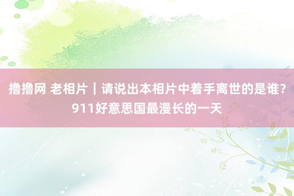 撸撸网 老相片｜请说出本相片中着手离世的是谁？911好意思国最漫长的一天