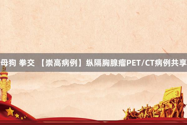 母狗 拳交 【崇高病例】纵隔胸腺瘤PET/CT病例共享