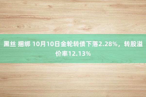 黑丝 捆绑 10月10日金轮转债下落2.28%，转股溢价率12.13%