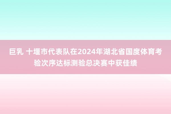 巨乳 十堰市代表队在2024年湖北省国度体育考验次序达标测验总决赛中获佳绩