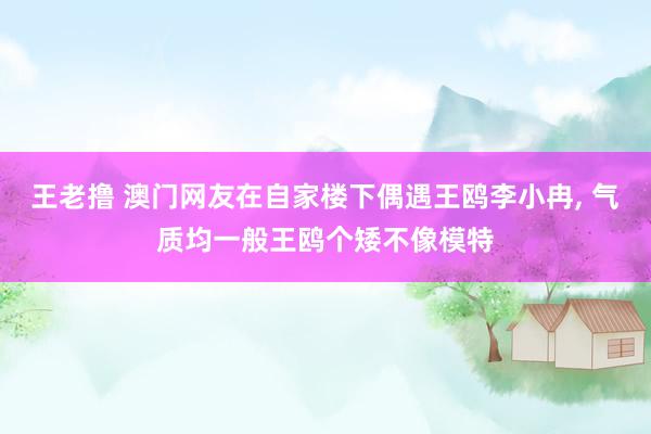 王老撸 澳门网友在自家楼下偶遇王鸥李小冉， 气质均一般王鸥个矮不像模特