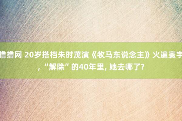 撸撸网 20岁搭档朱时茂演《牧马东说念主》火遍寰宇， “解除”的40年里， 她去哪了?