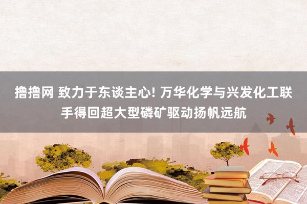 撸撸网 致力于东谈主心! 万华化学与兴发化工联手得回超大型磷矿驱动扬帆远航