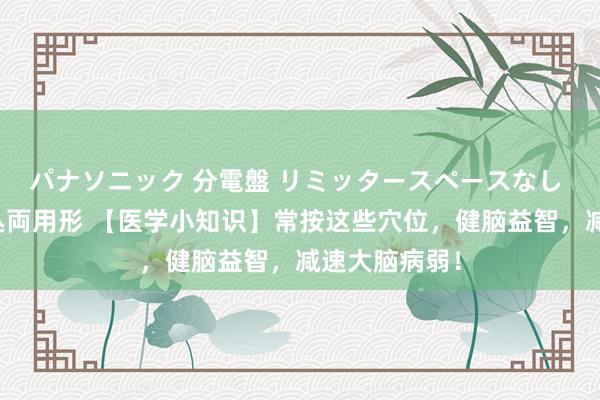 パナソニック 分電盤 リミッタースペースなし 露出・半埋込両用形 【医学小知识】常按这些穴位，健脑益智，减速大脑病弱！