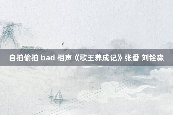 自拍偷拍 bad 相声《歌王养成记》张番 刘铨淼